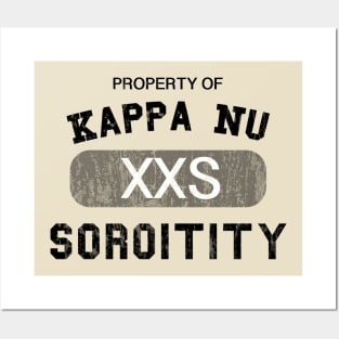 Property of Kappa Nu Soroitity Washed Out Posters and Art